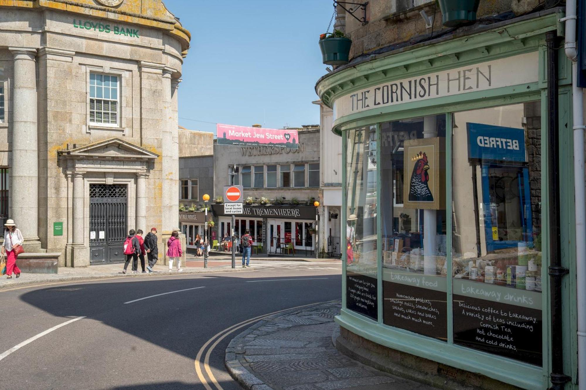 Stunning Penthouse In Penzance "Amazing Sea Views" Apartment Luaran gambar