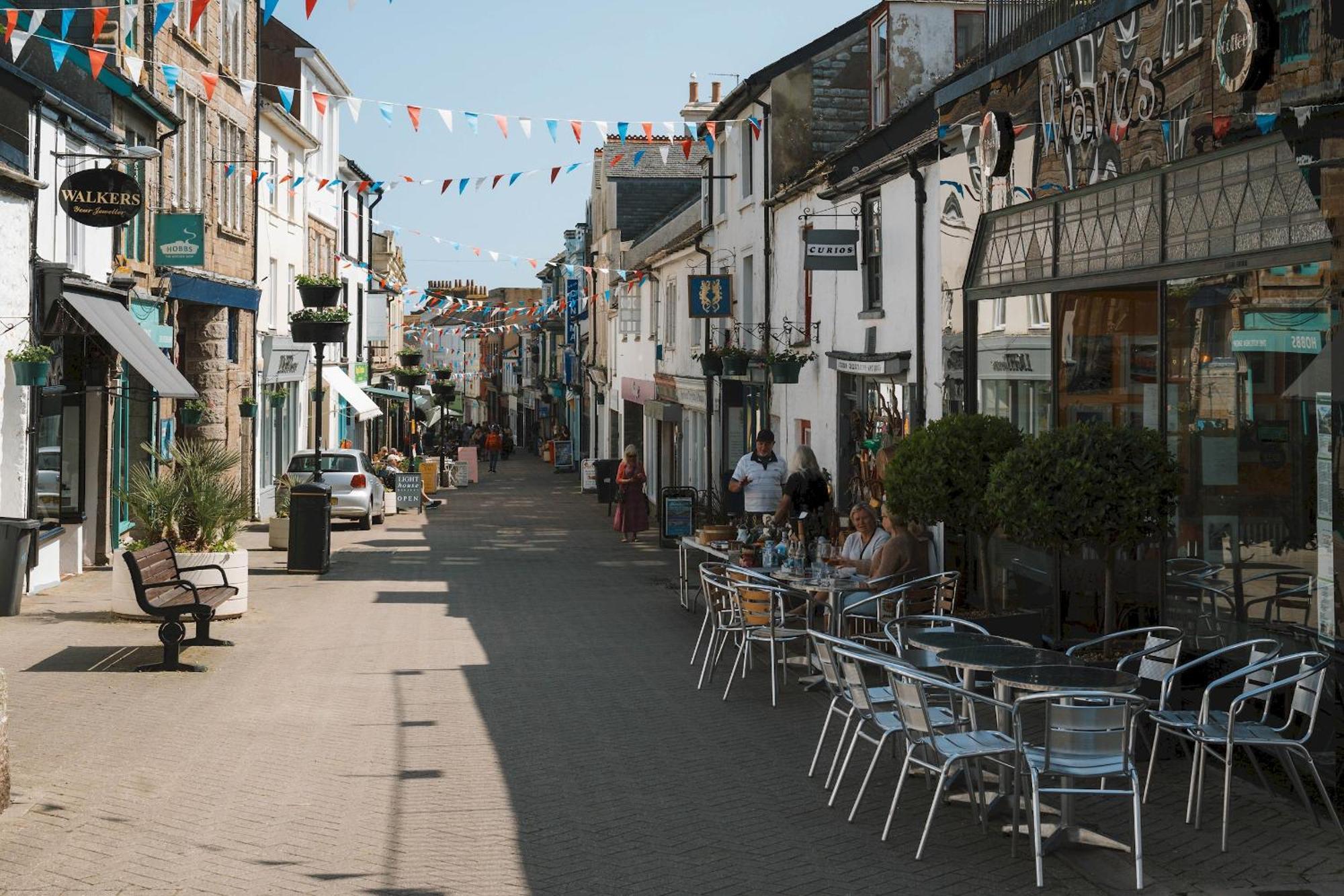 Stunning Penthouse In Penzance "Amazing Sea Views" Apartment Luaran gambar
