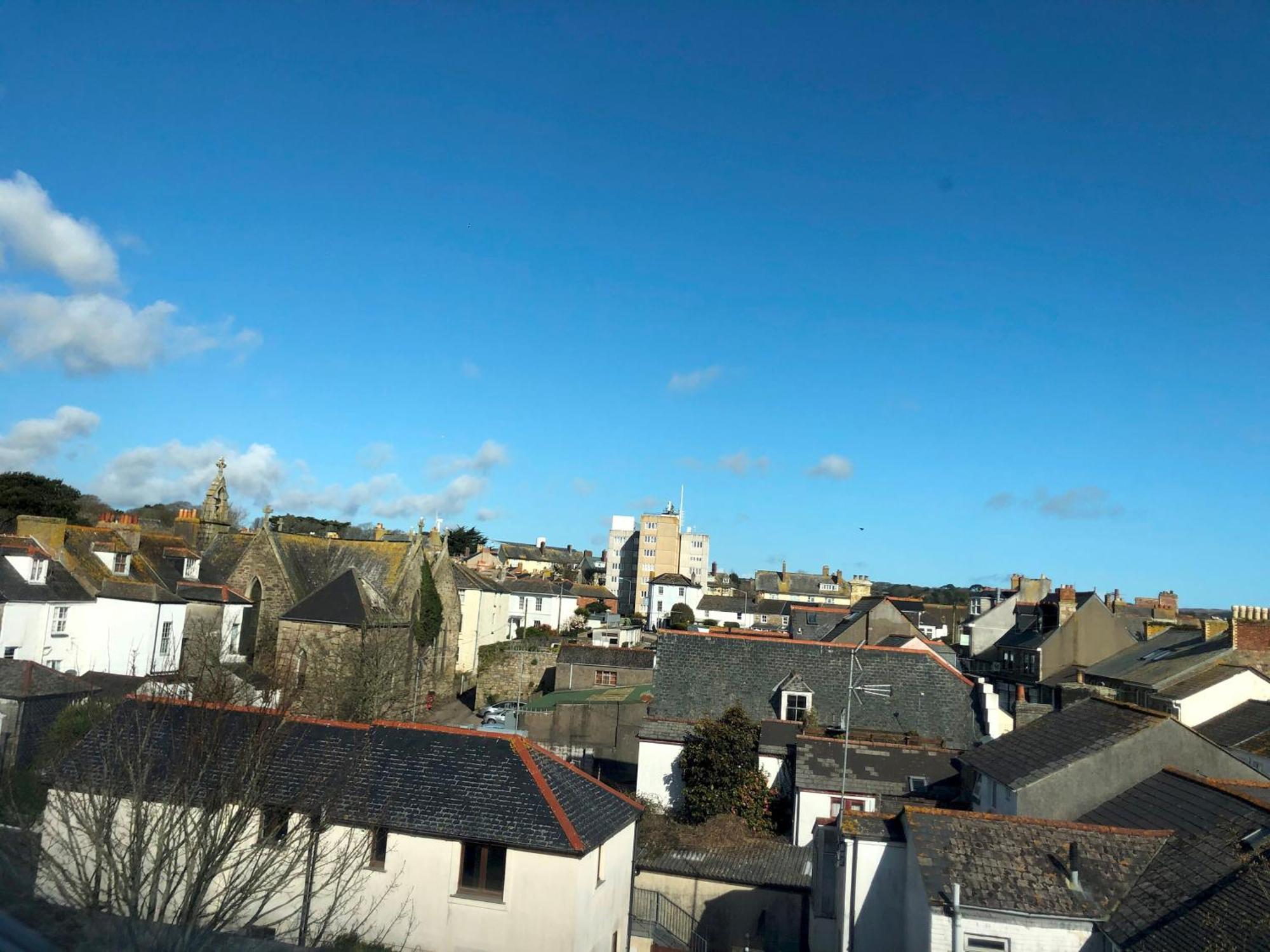Stunning Penthouse In Penzance "Amazing Sea Views" Apartment Luaran gambar